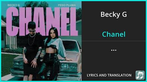 becky g Chanel lyrics english